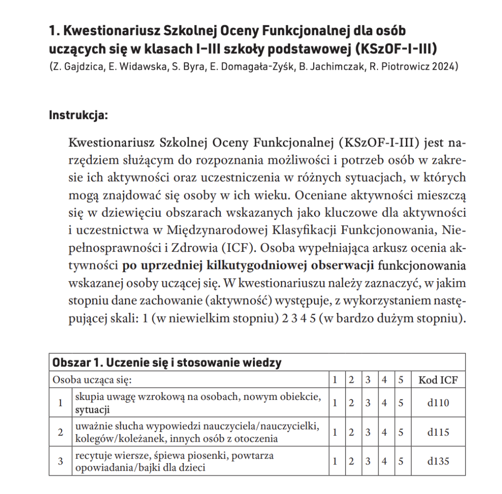 Ocena funkcjonalna szkołach przedszkolach czym Ocena funkcjonalna szkołach przedszkolach czym