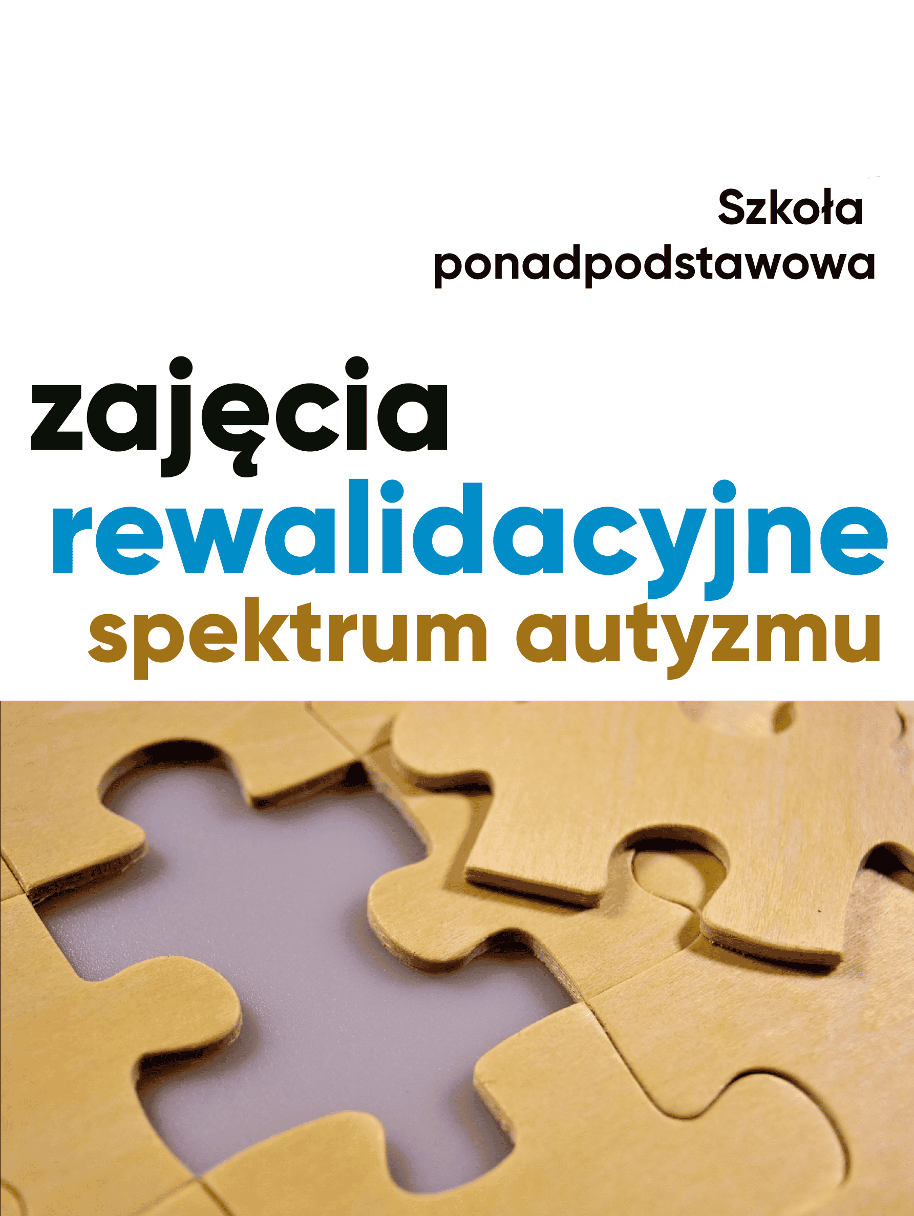 Zajęcia rewalidacyjne - spektrum autyzmu. Szkoła ponadpodstawowa